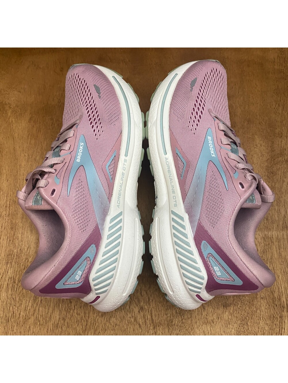 Brooks Adrenaline GTS 23 Running Shoes Women Sz 7.5 Pink 1203811B667 *No Insoles - Picture 5 of 15